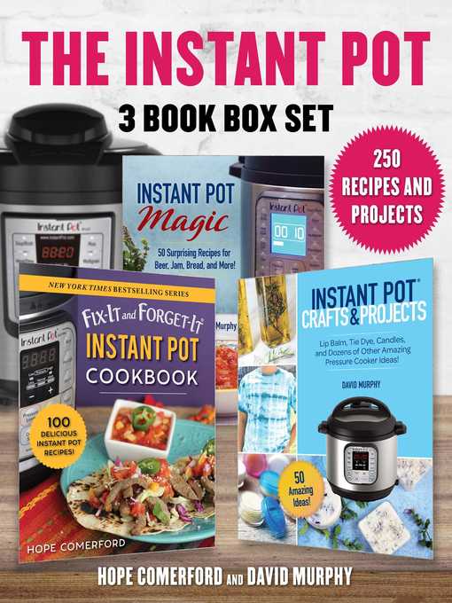 Title details for Instant Pot 3 Book Box Set by Hope Comerford - Wait list